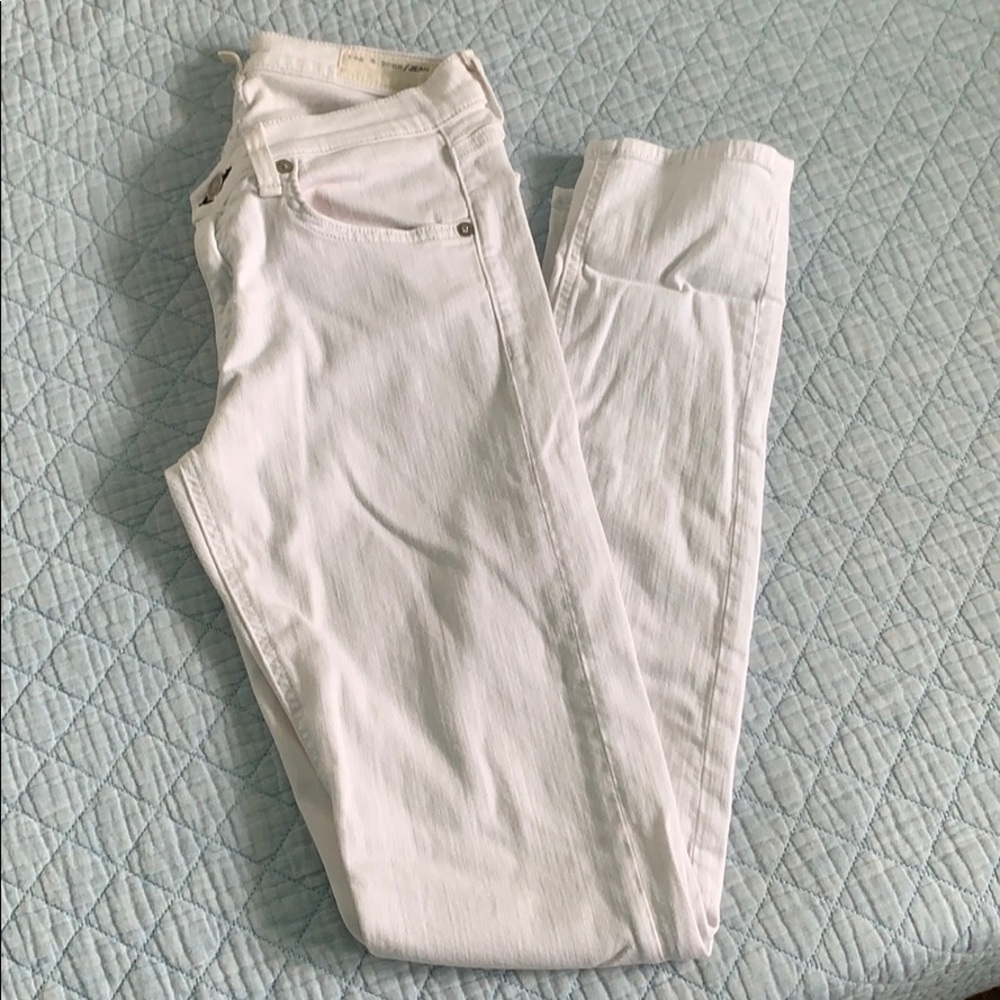 Rag & Bone The Dre white jeans